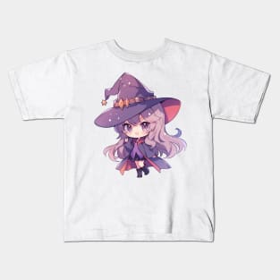 Cute Halloween Witch Kids T-Shirt